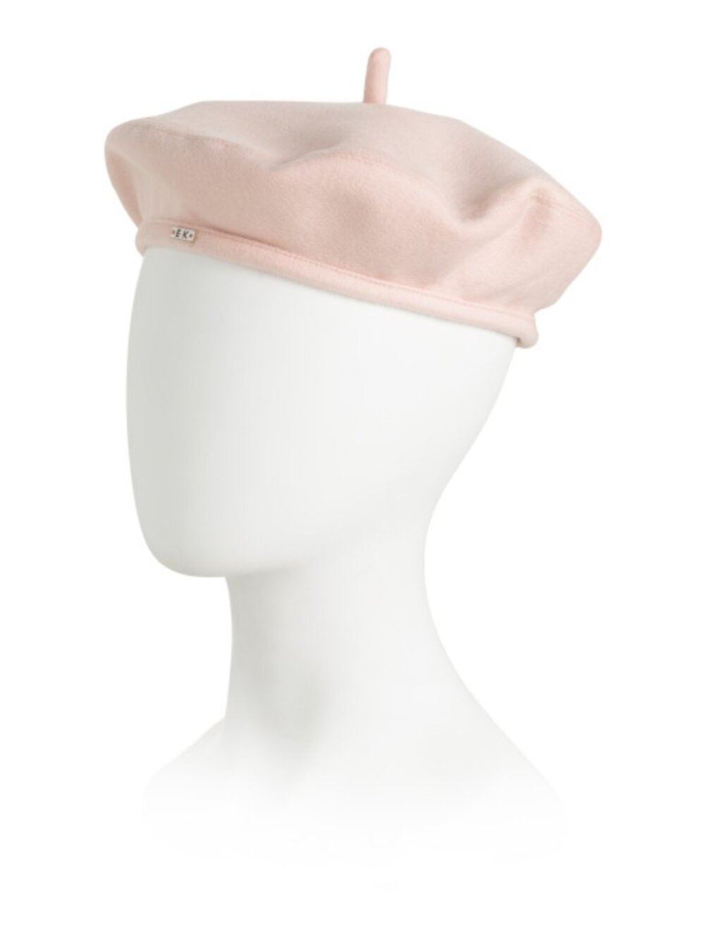 EUGENIA KIM Cashmere Carter Beret With Silver Logo Plate